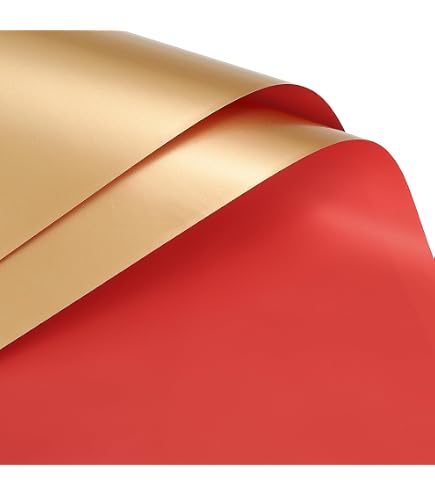 Amazon.co.jp: ヘッズ 無地 包装紙 65cm幅×20m巻 レッド 赤 掛け紙